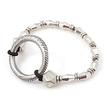 Alamo Silver Diamond Bracelet, Silver 1 ea